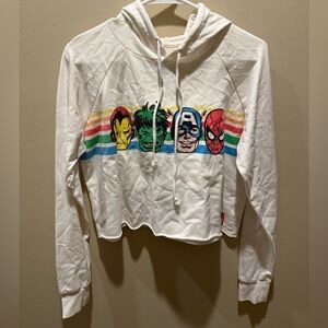Marvel Cropped Hoodie Women’s Large